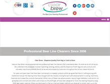 Tablet Screenshot of clearbrew.co.uk